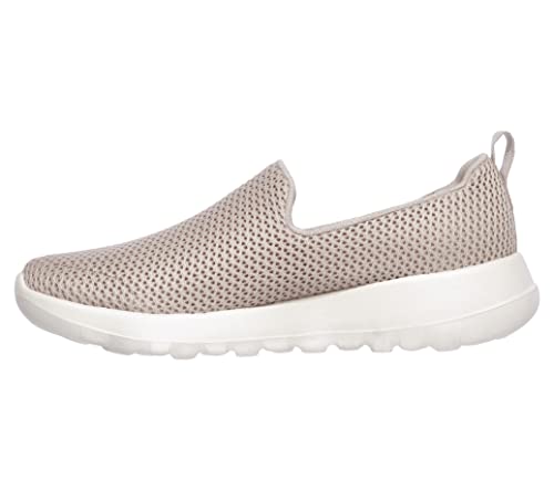 SKECHERS Women's Go Walk Joy Sneaker, Taupe, 7
