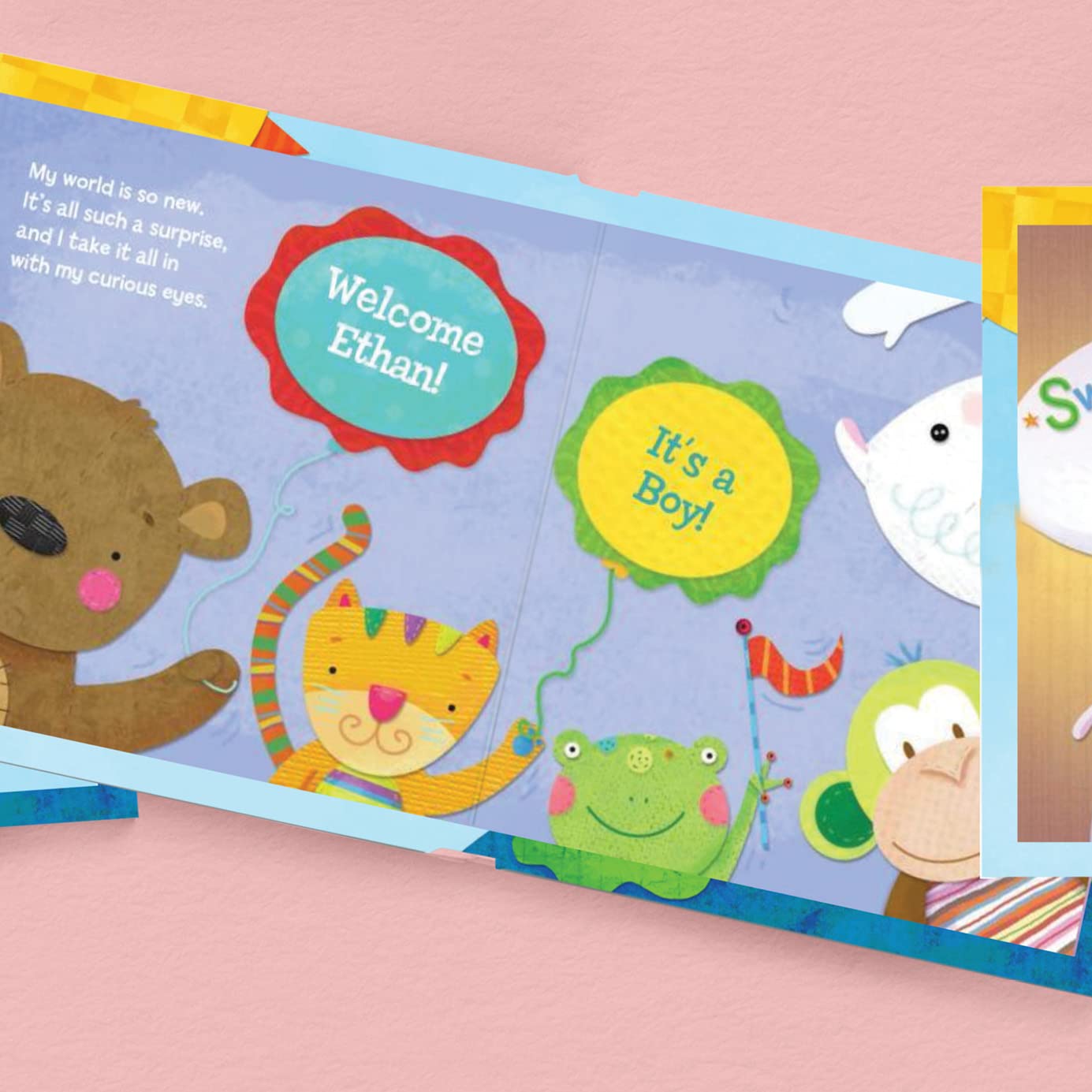 I See Me! Hello World! - Personalized Children's Story (Blue Board Story)