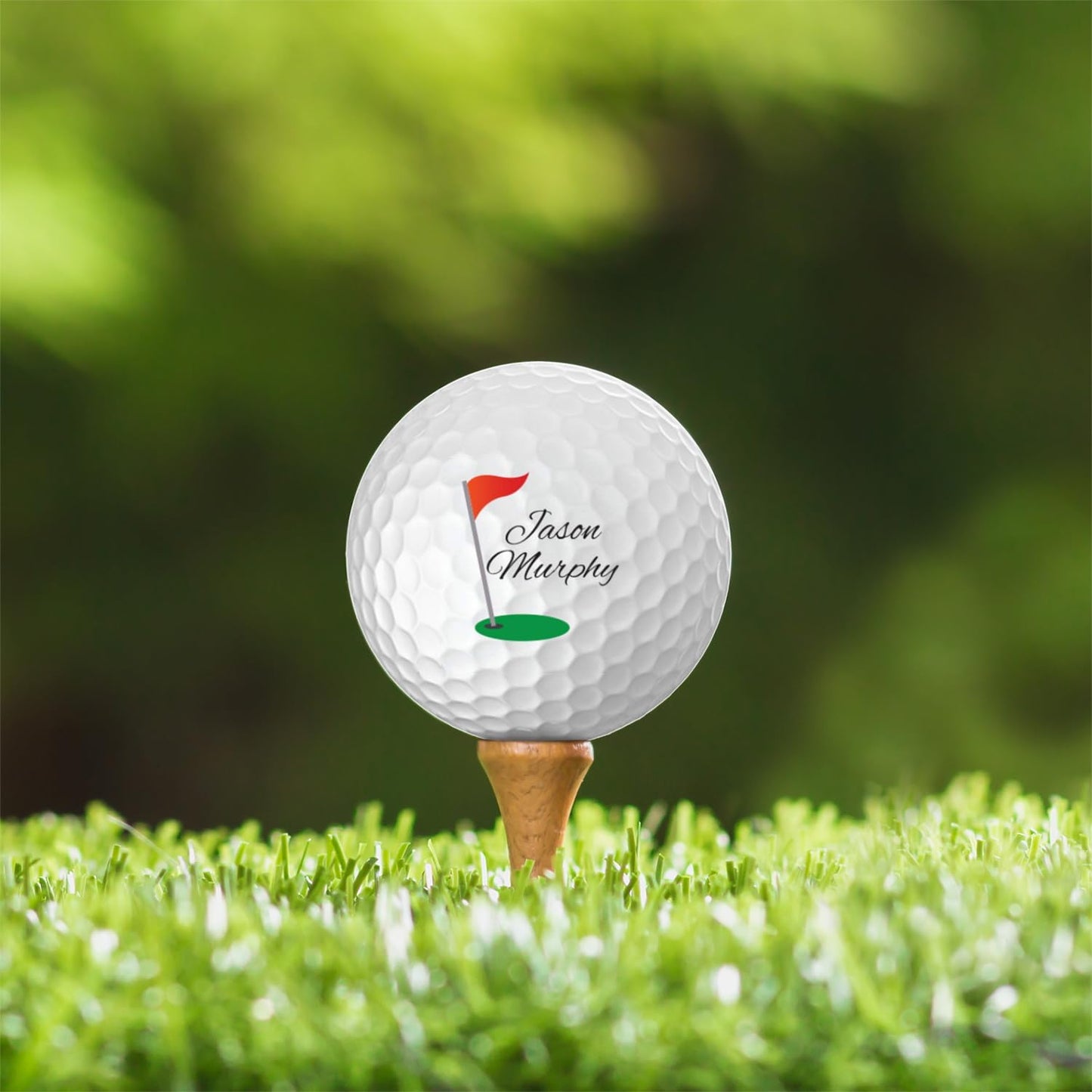 Personalized Golf Balls - Custom Name & Initial Golf Balls, 2-Piece Construction, USGA Approved, for Golfers & Sports Fans (Set of 6)