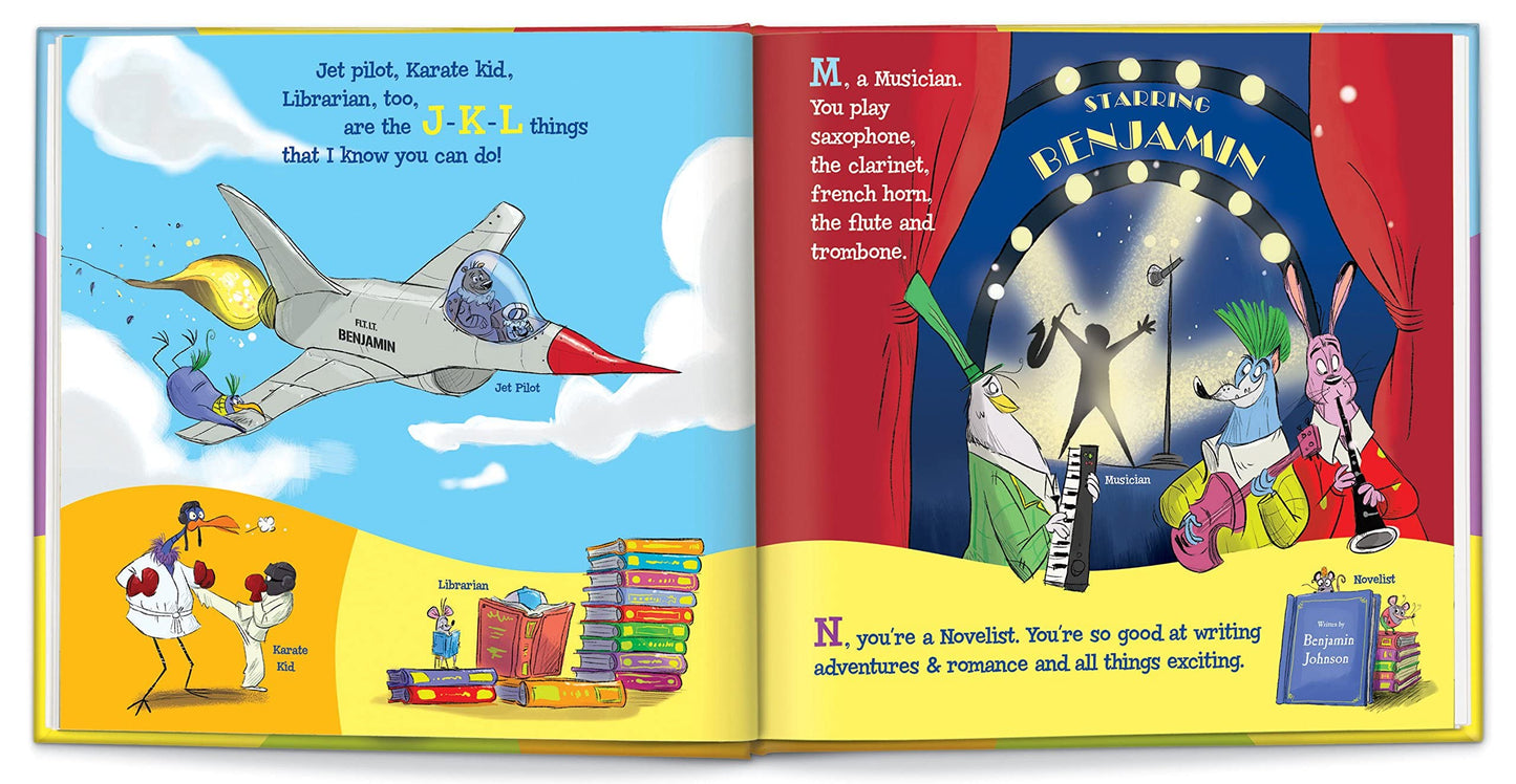 ABC What I Can Be! - Personalized Children's Story - I See Me! (Softcover)