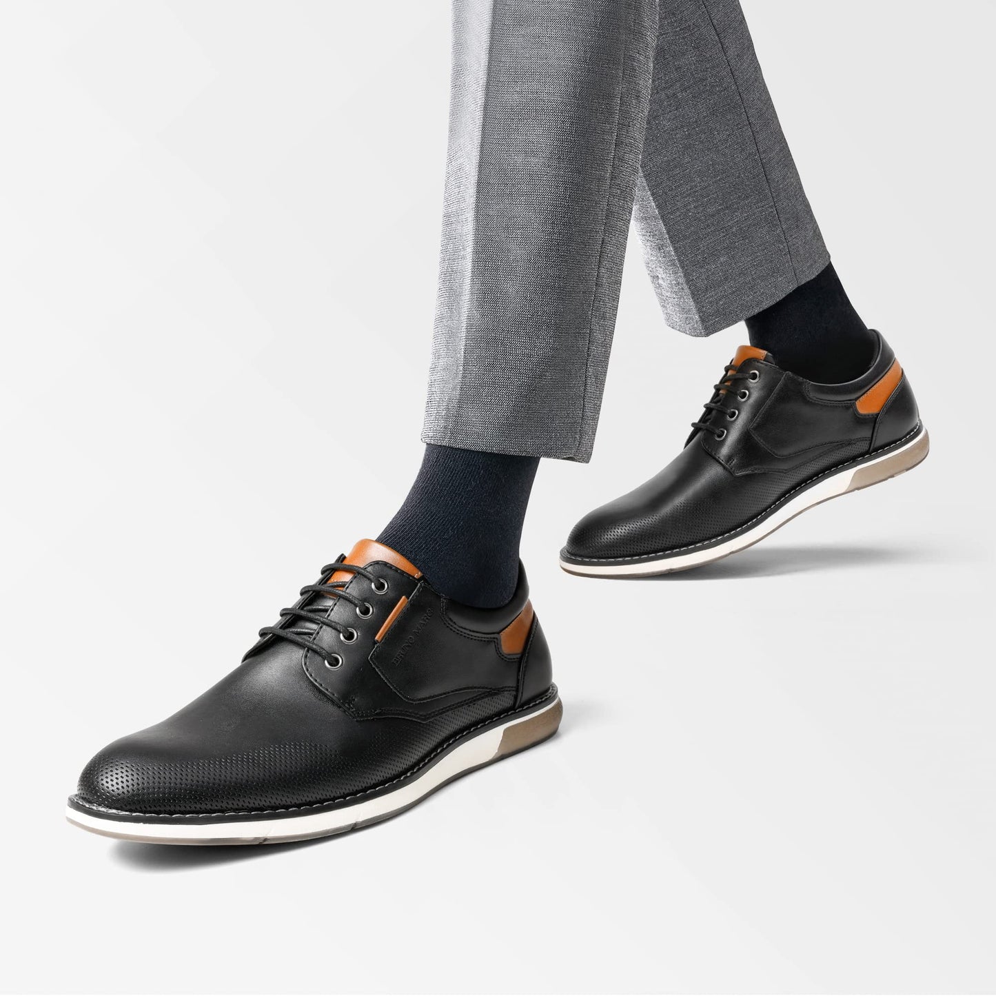 Bruno Marc Men's Casual Dress Oxfords Shoes Business Formal Derby Sneakers,Black,Size11,SBOX2336M