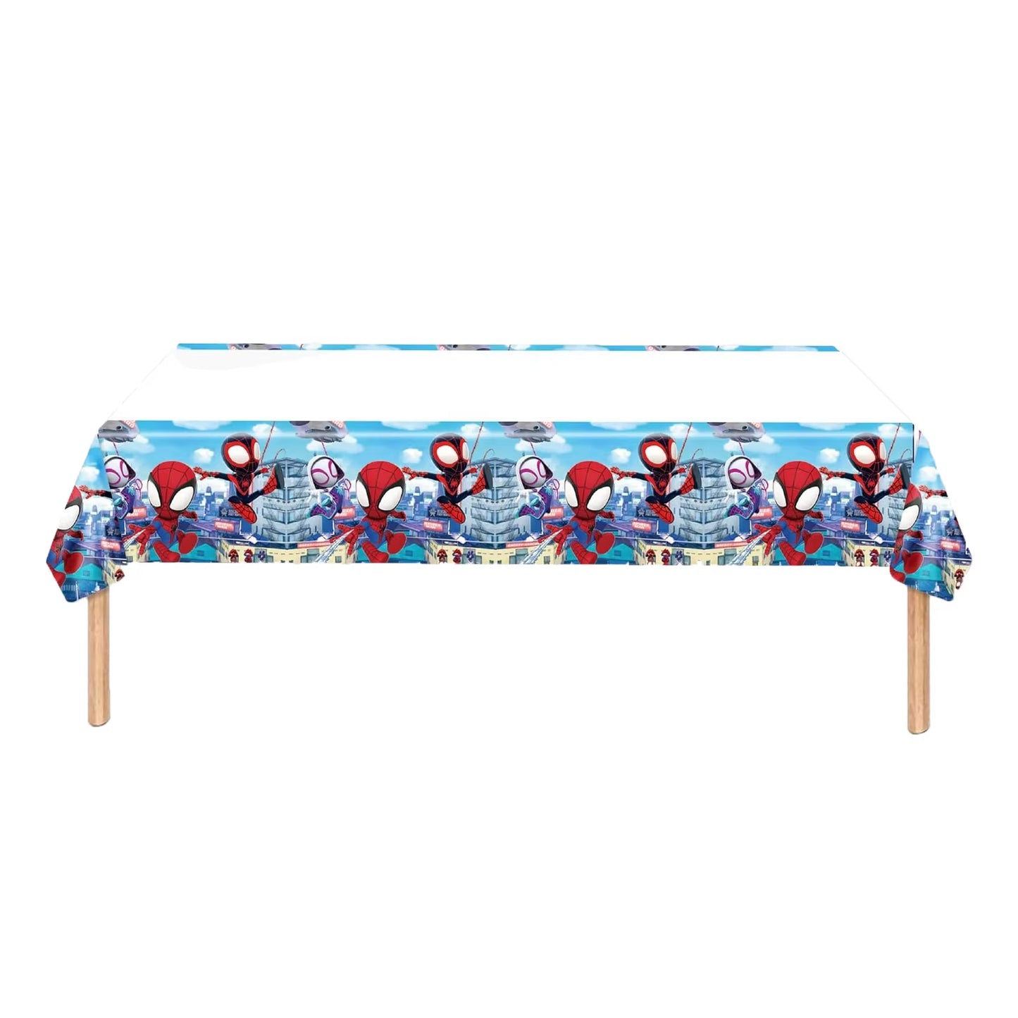 Spidey and His Amazing Friends Birthday Party Supplies, Banner,Plates, Napkins and Tablecover for Party Decorations