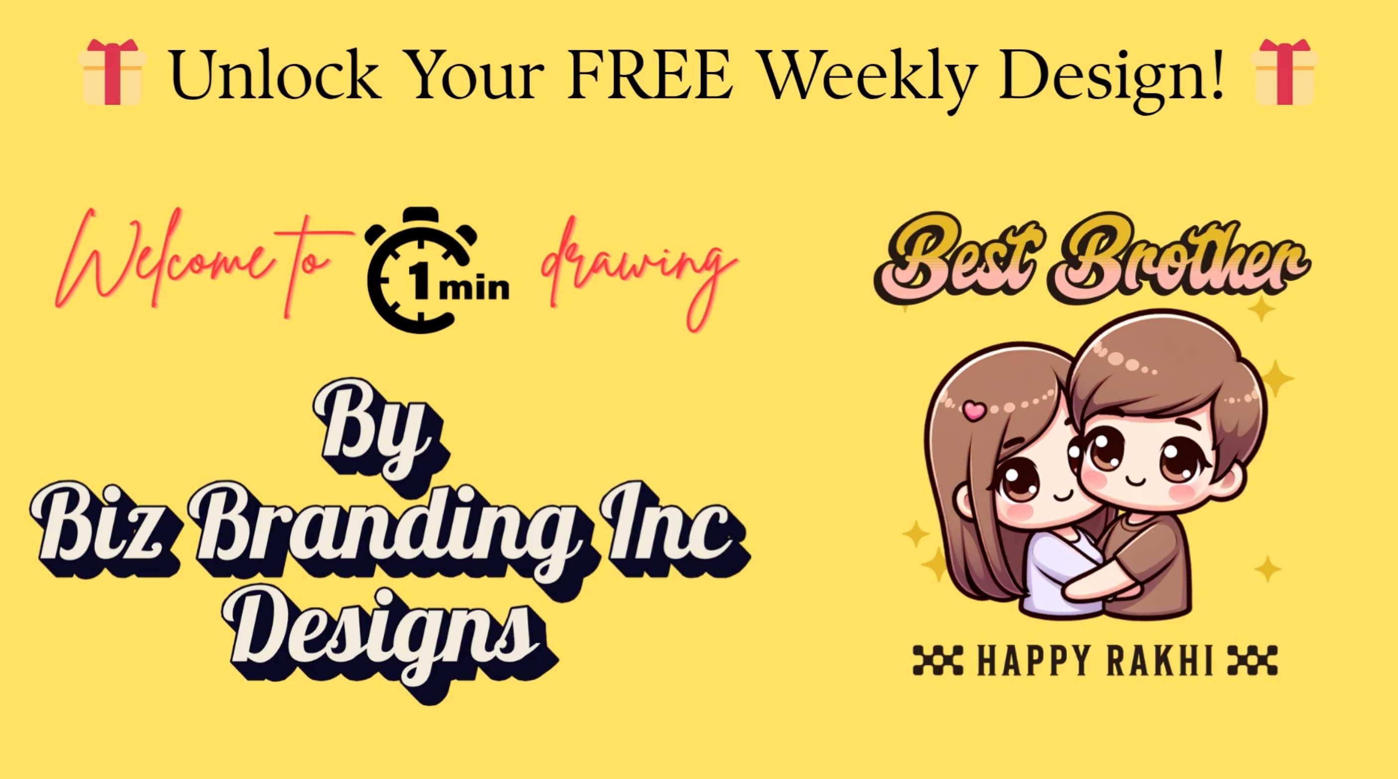 Unleash Your Inner Artist: Draw This Adorable Rakhi Artwork in Just 1 Minute!