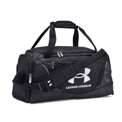 Under Armour Unisex-Adult Undeniable 5.0 Duffle , Black (001)/Metallic Silver , Small