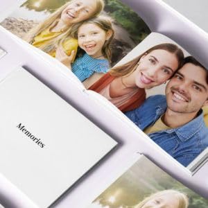 Personalized PhotoBook 8x8" Hard Cover - Print Your own Memory PhotoBook, Photo Gifts (20 Photos)