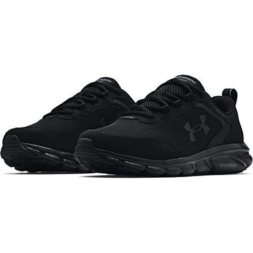 Under Armour Mens Charged Assert 9 Running Shoe, Black (002 Black, 11 US
