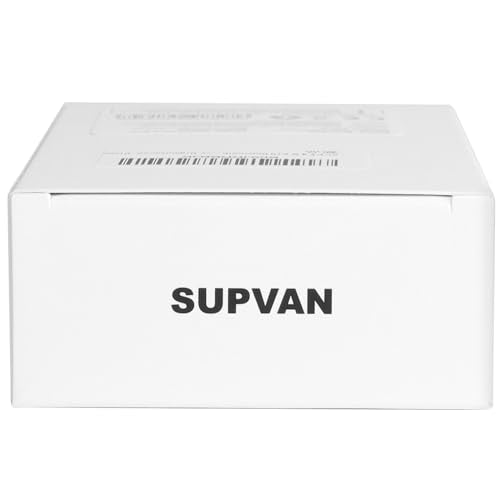 SUPVAN E10 Bluetooth Label Maker Machine with Tape, Continuous Waterproof Label, Versatile App with 35 Fonts and 1k+ Icons, Inkless Labeler for Home, Kitchen, School, Office Organization, Green