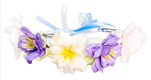 DJDLPARTY Girls Fairy Costume Set with Butterfly Wings Tutu Wand and Halo Headband (light purple, 3-6 Years old)