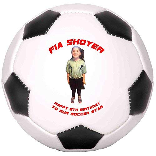 Personalized Custom Photo Regulation Full Size Soccer Ball - Any Image - Any Text - Any Logo