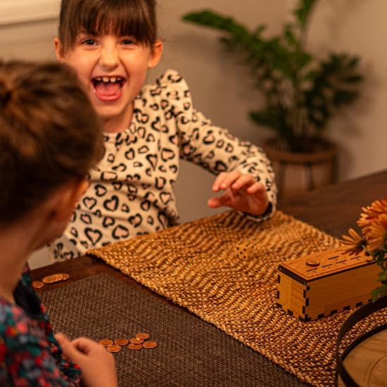 Personalized Penny Drop Game Premium - Personalizable with Laser Engraved Name - Made in the USA by Creative Crafthouse