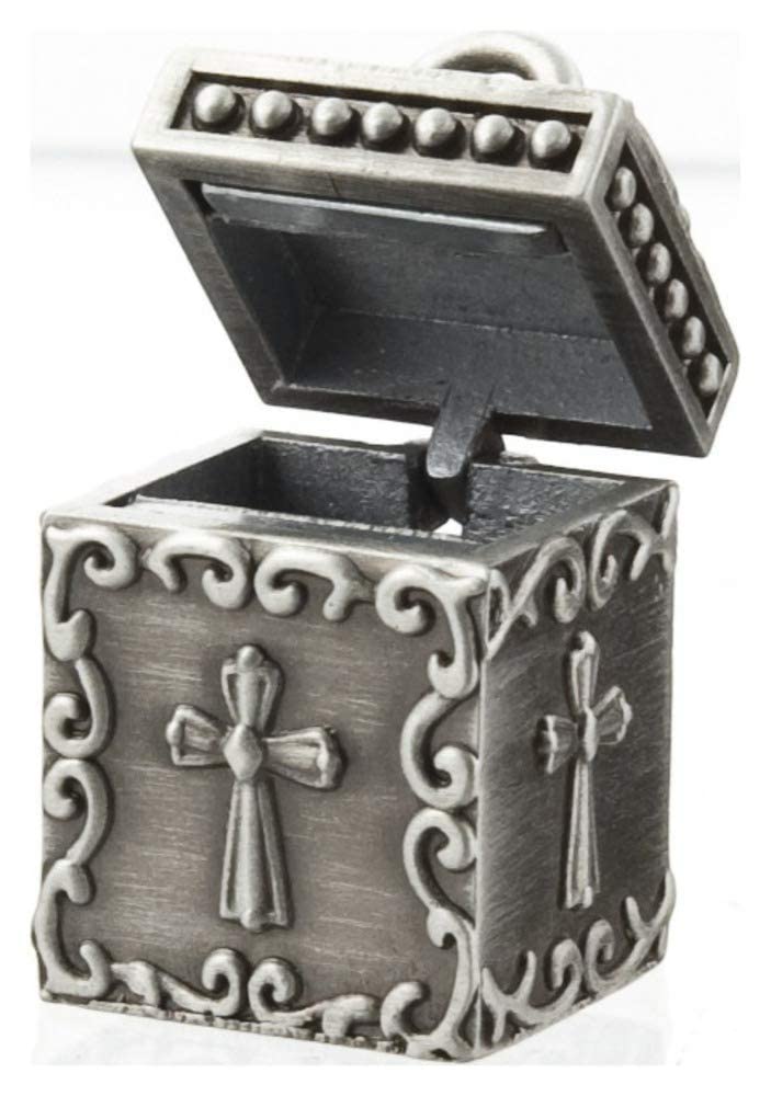 Ganz Angel Prayer Box Trinket - Triple Angels Charm Pewter