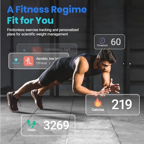 Etekcity Smart Scale for Body Weight Fat, FSA HSA Eligible, Digital Bathroom Weighing Machine for Accurate BMI Muscle Mass Composition, Home Use Apple Health Compatible Fitness Equipment