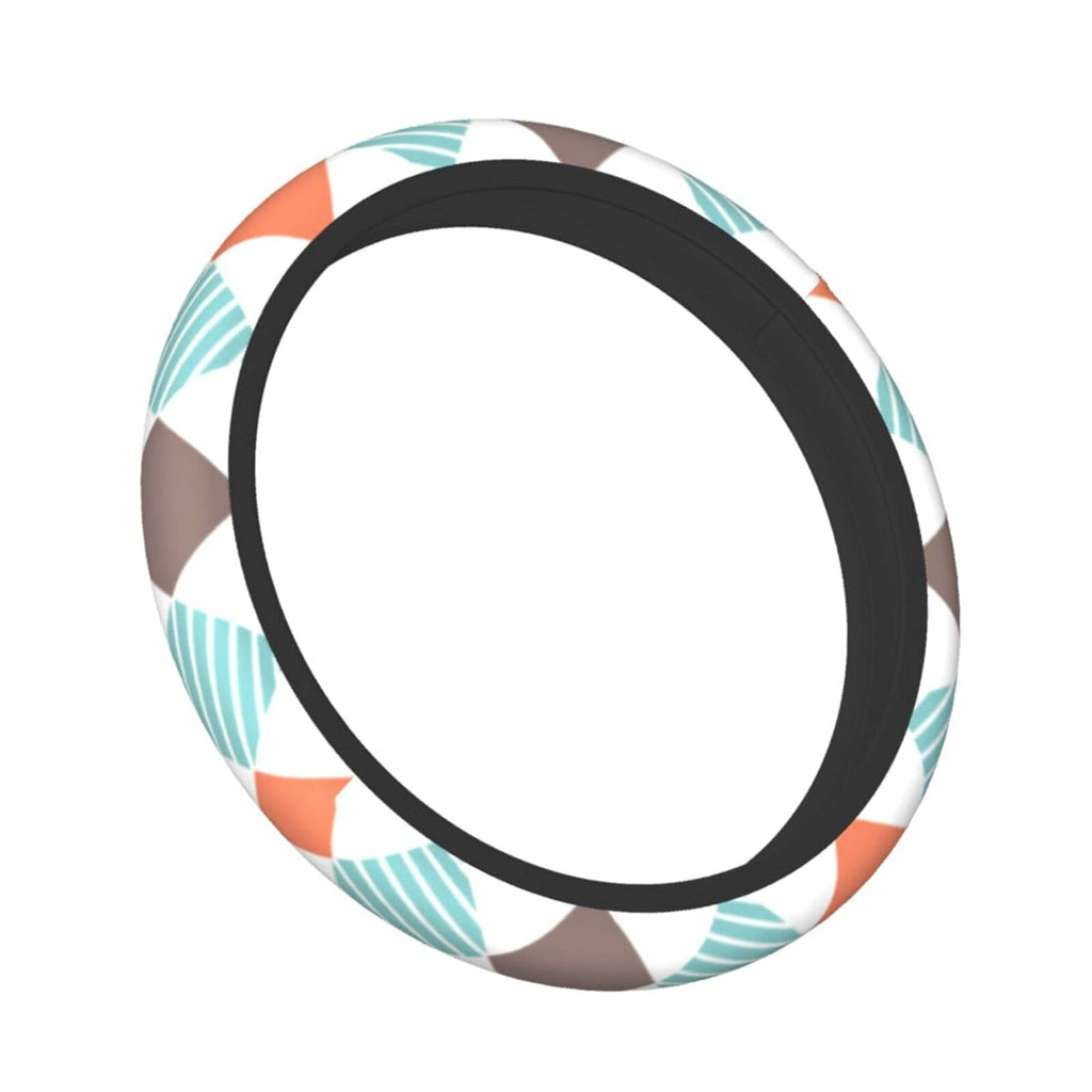 Pautious Custom Car Steering Wheel Covers, Personalized Universal Car Wheel Cover, Add Your Image Text Anti-Slip Car Accessories for Most Vehicle Sedan, Truck, SUV, Elastic, One Size