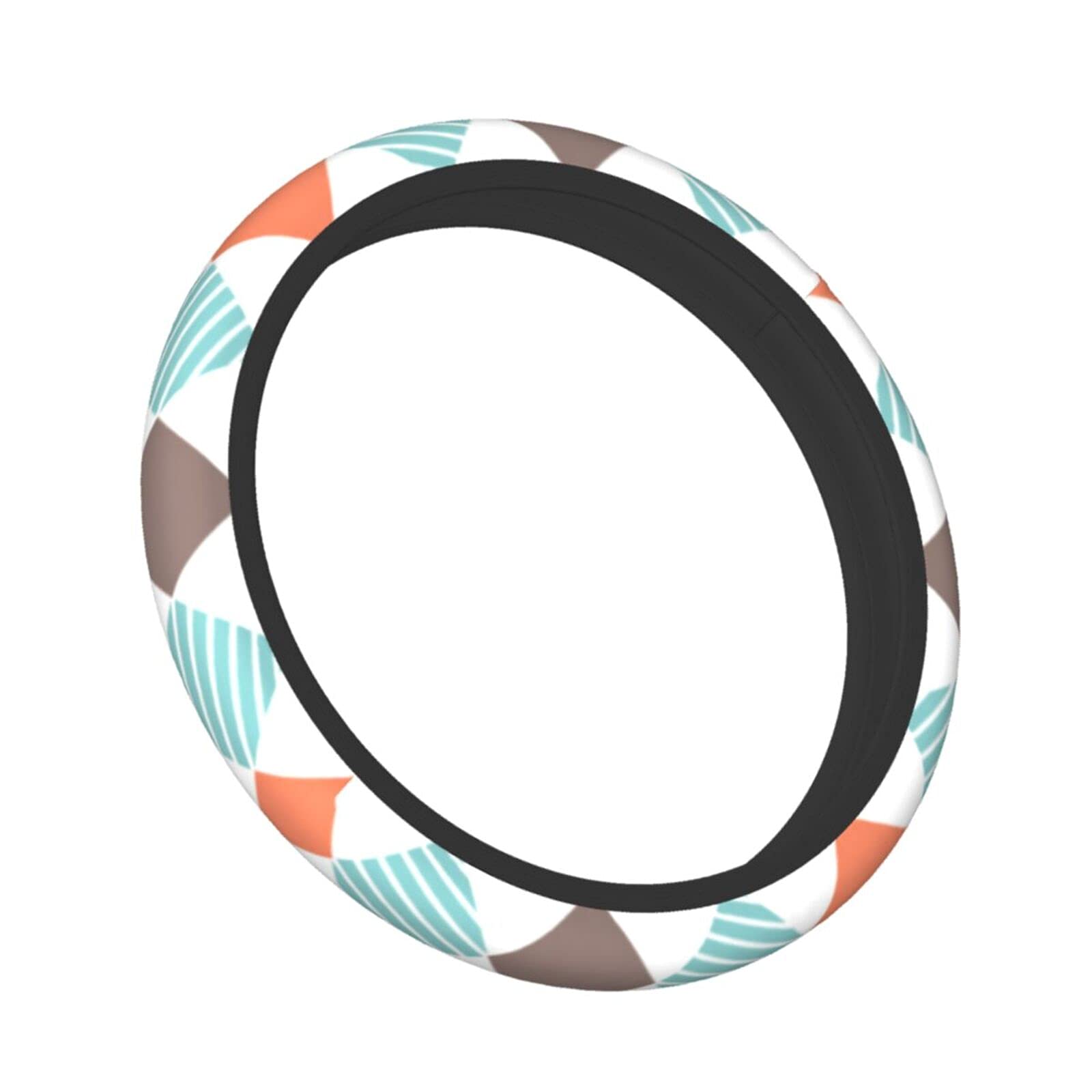 Pautious Custom Car Steering Wheel Covers, Personalized Universal Car Wheel Cover, Add Your Image Text Anti-Slip Car Accessories for Most Vehicle Sedan, Truck, SUV, Elastic, One Size