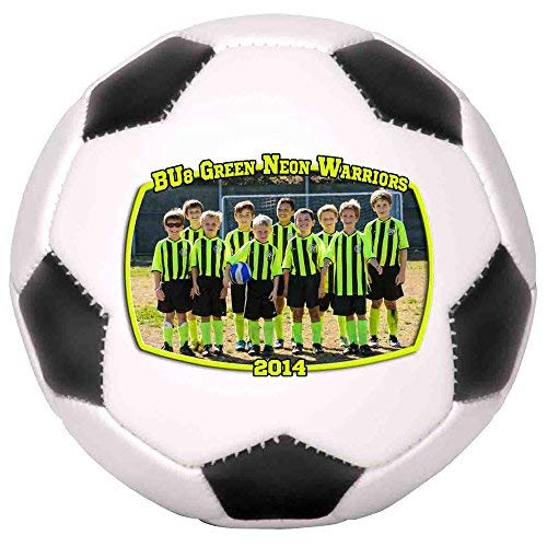 Personalized Custom Photo Regulation Full Size Soccer Ball - Any Image - Any Text - Any Logo