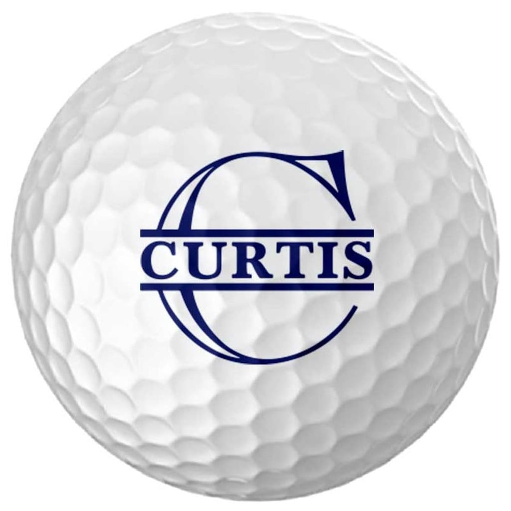 Personalized Golf Balls - Custom Name & Initial Golf Balls, 2-Piece Construction, USGA Approved, for Golfers & Sports Fans (Set of 6)
