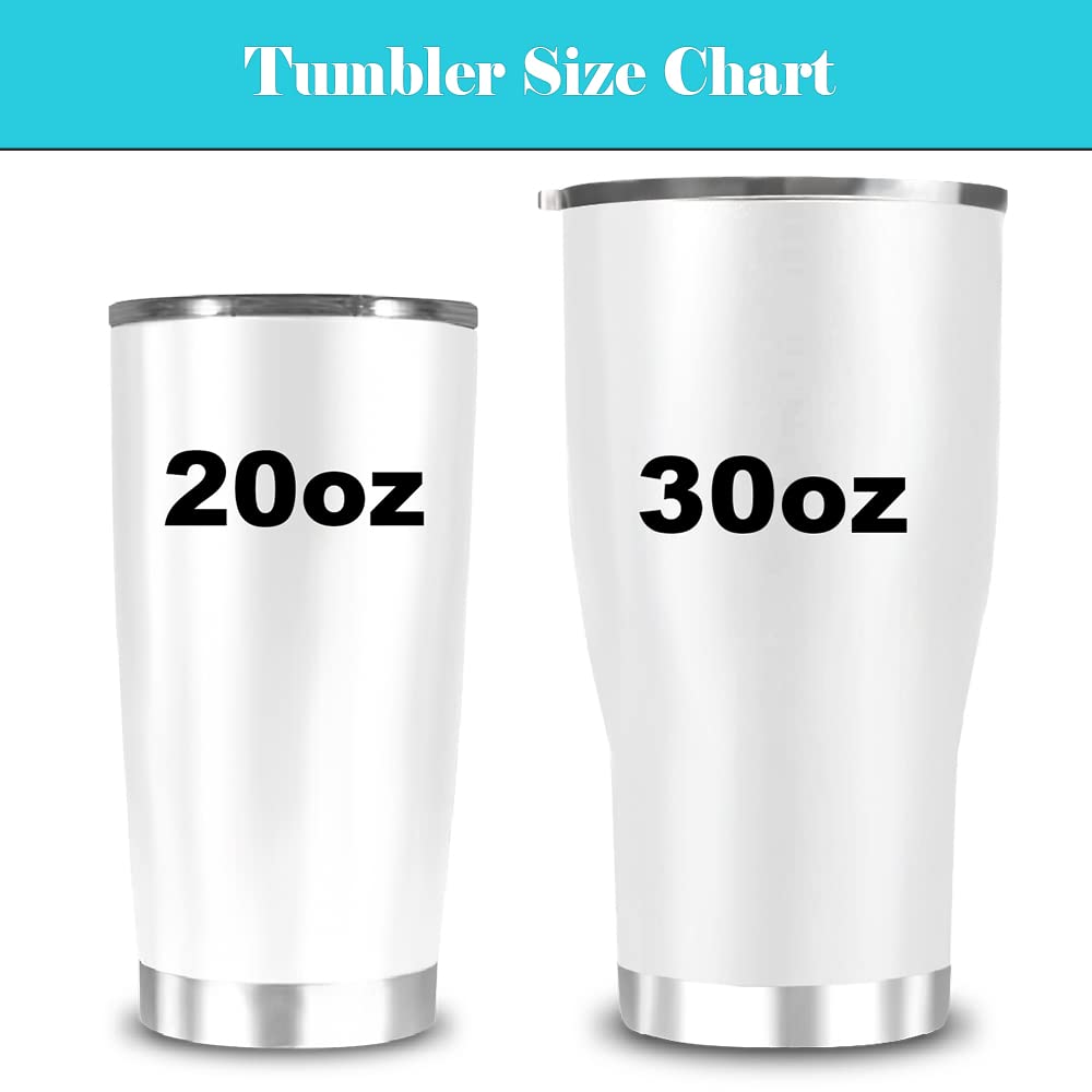 Wassmin Personalized Basketball Tumbler Sports Cups With Lids Gifts For Players Lovers Fan Coach Stainless Steel Insulated Tumblers 20oz 30oz Coffee Travel Mug Birthday Christmas Presents