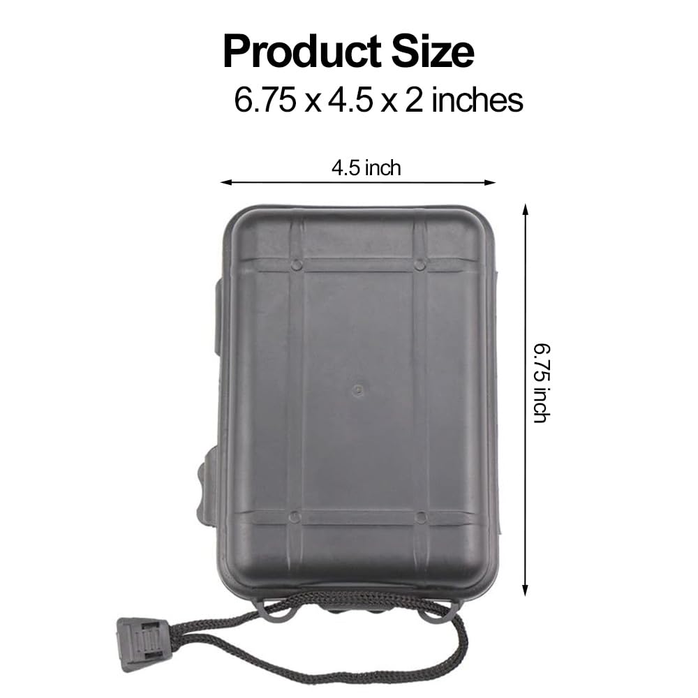 EMDMAK Survival Kit Outdoor Emergency Gear Kit for Camping Hiking Travelling or Adventures (Black)