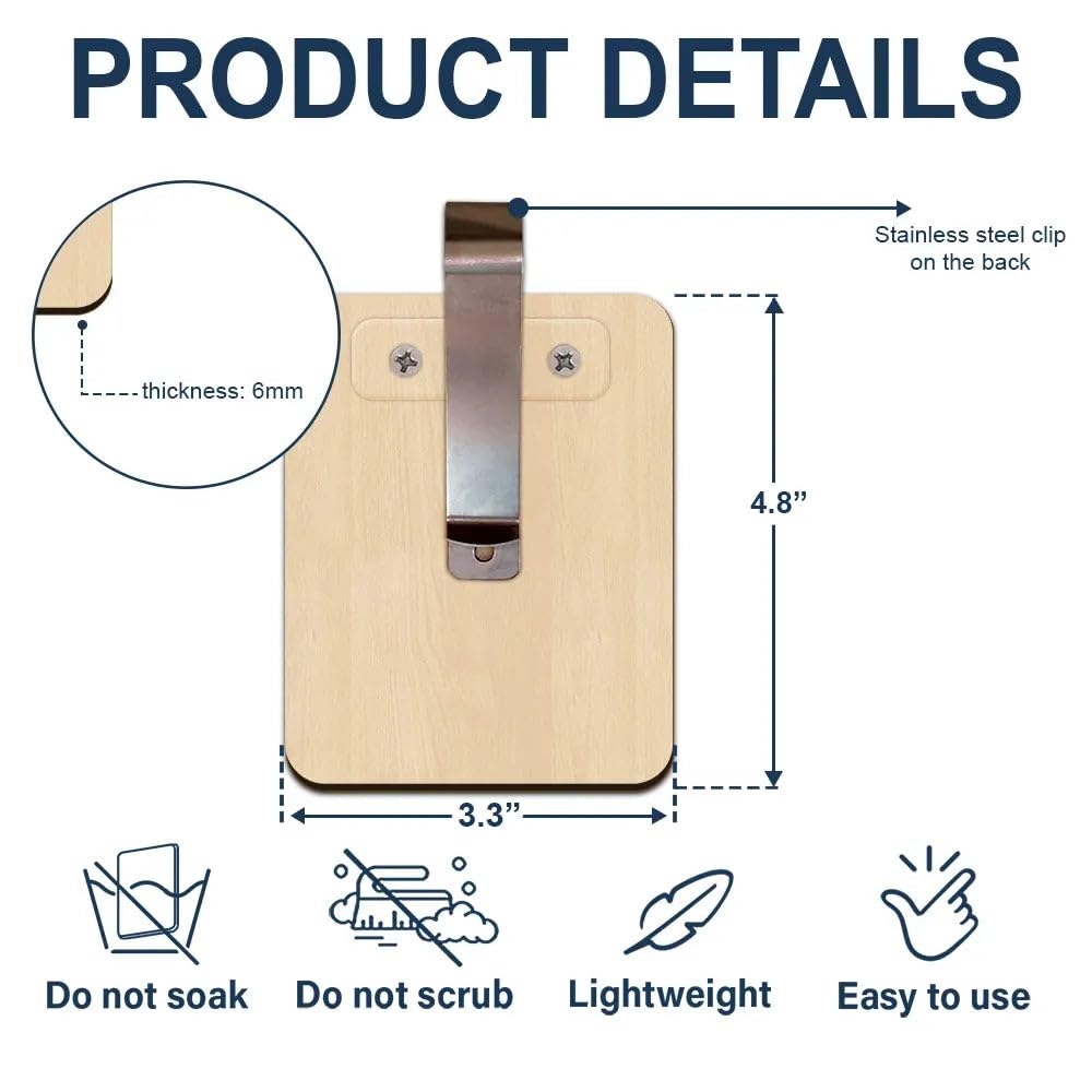 WANDER PRINTS Gift for Couple - Custom Photo, Personalized Custom Shaped Car Visor Clip - Drive Safe I Need You Here with Me