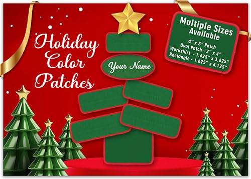 Name Patches Uniform or Work Shirt, Personalized, Embroidered New Styles New Fonts. Multiple Sizes to Choose from.