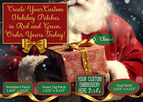 Name Patches Uniform or Work Shirt, Personalized, Embroidered New Styles New Fonts. Multiple Sizes to Choose from.