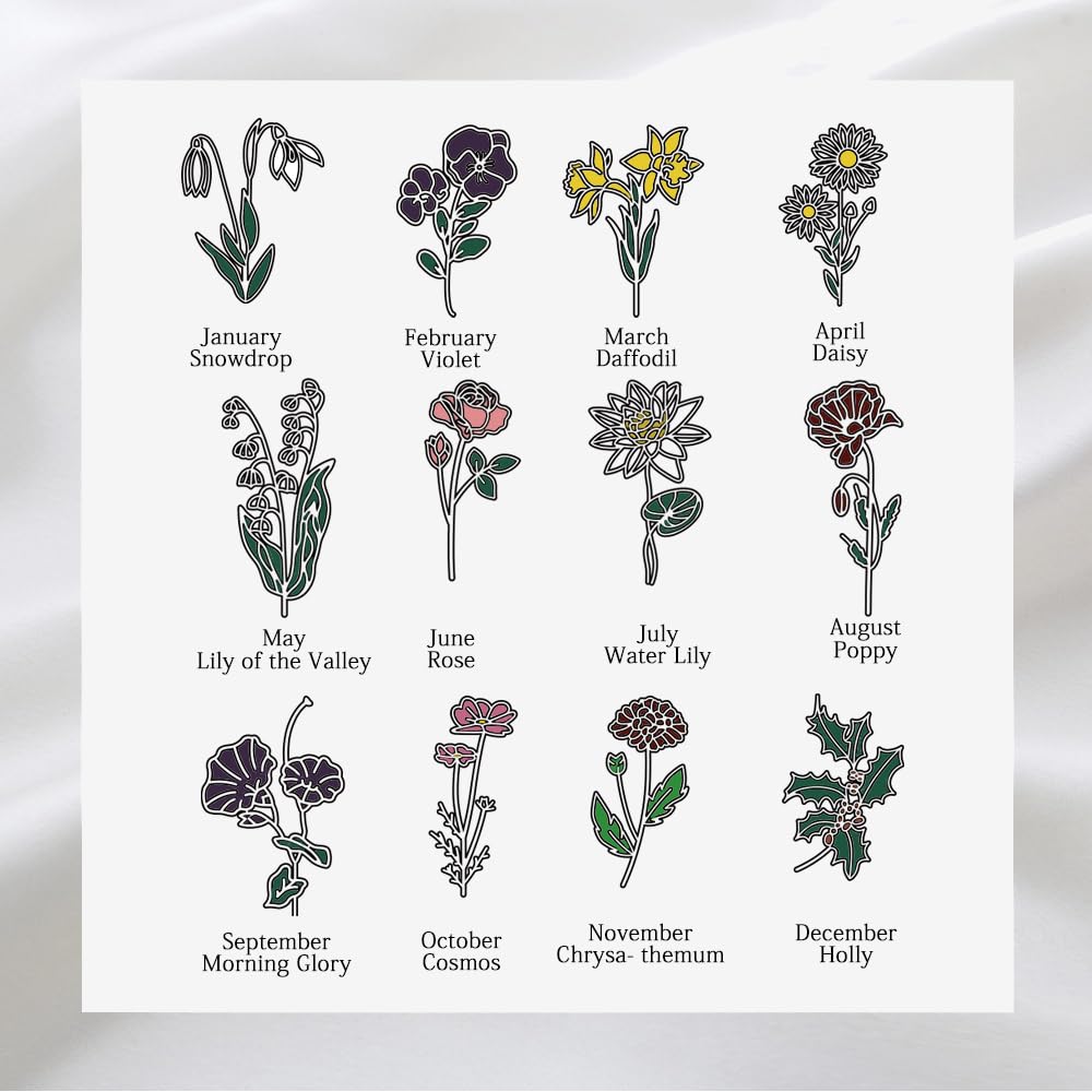 Custom Name Bookmark Birth Flower Bookmark Stainless Steel Bookmark for Women Personalized Birthday Gift for Her