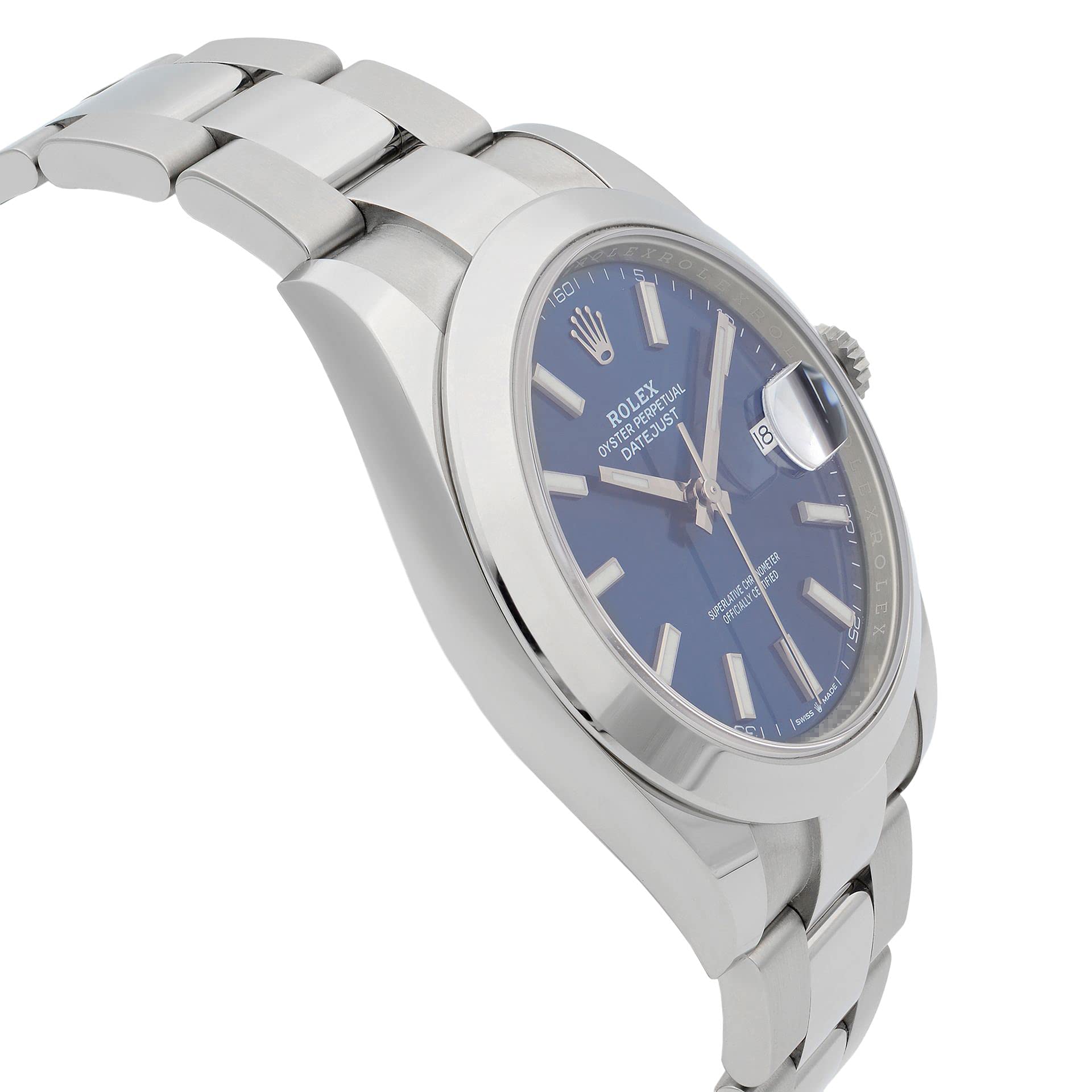 Rolex Datejust 41 Blue Dial Stainless Steel Men's Watch 126300BLSO