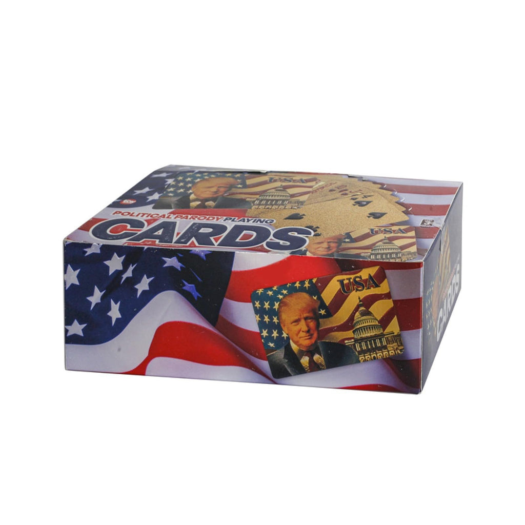 RICHOOSE 2024 Trump Merchandise Poker Cards Trump Store Funny Gold Waterproof Playing Cards Trump Stuff Donald Trump Gifts