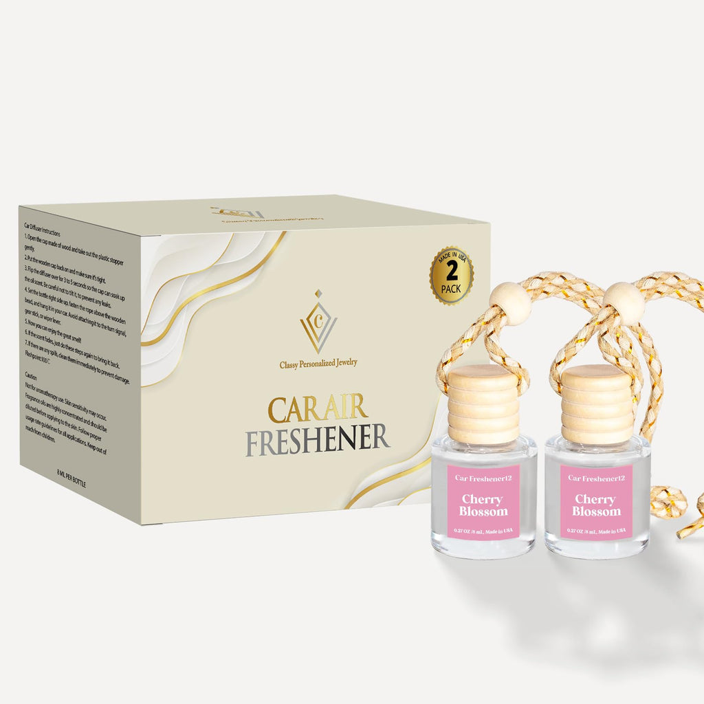 Car Air Freshener Hanging, Essential Oil Diffuser for Car, Car Air Freshener Cute, Long Lasting Air Freshener for Car, Car Fresheners for Women,Car Air Diffusers, Made in USA