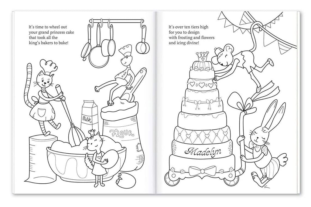 Personalized Coloring & Activity Book for Kids - I See Me! (Princess)