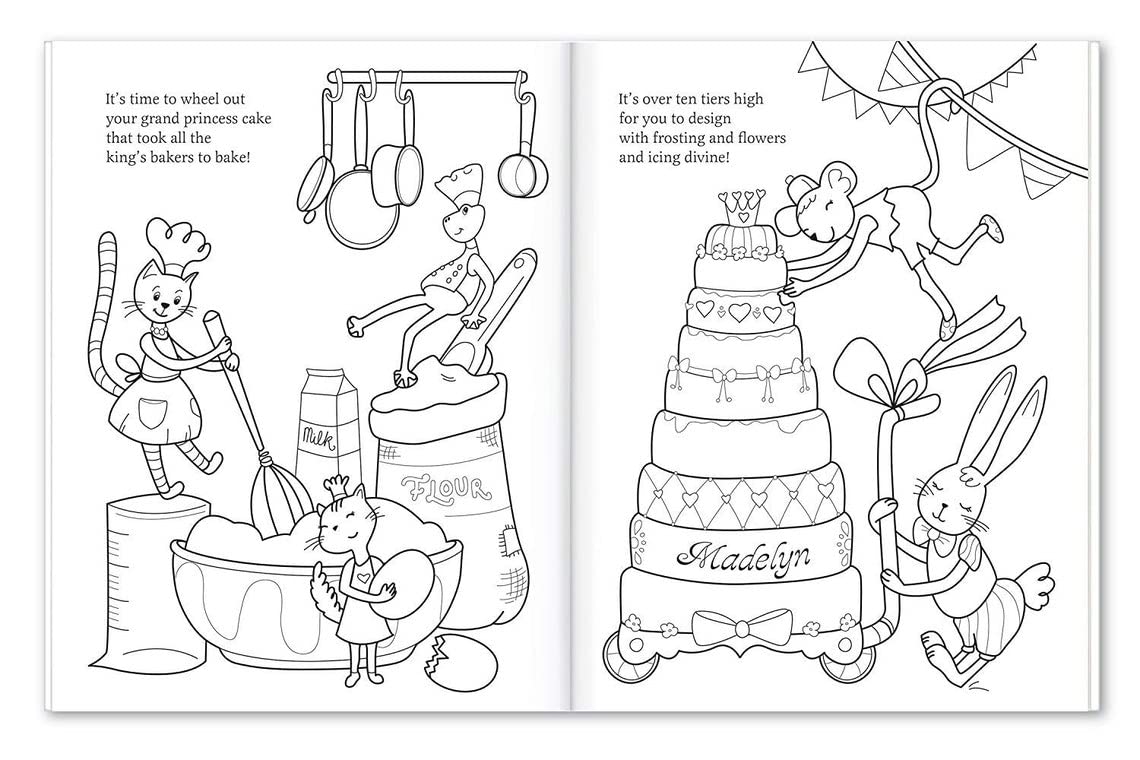 Personalized Coloring & Activity Book for Kids - I See Me! (Princess)