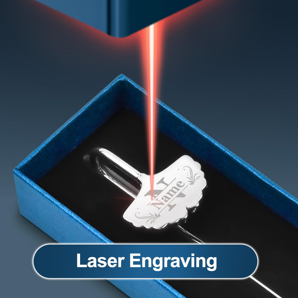 Engraved Personalized Bookmarks with Name - Cute Custom Metal Flower Bookmarks - Perfect Personalized Gifts for Readers and Book Lovers - Unique Small Friendship Gifts for Women, Men, Teachers (Petal)