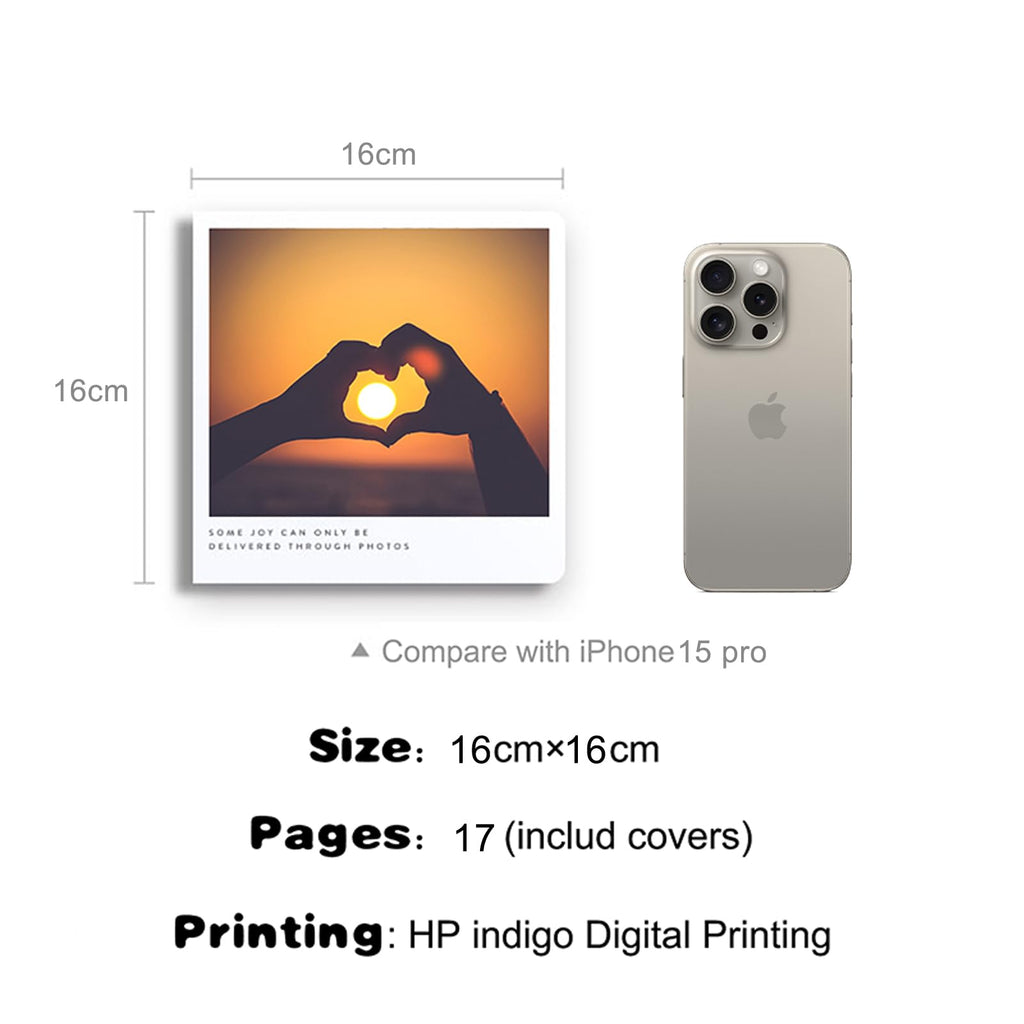 Personalized Memory Photo Album Book Custom Christmas Family Birthday Gifts for lovers kids friends idols