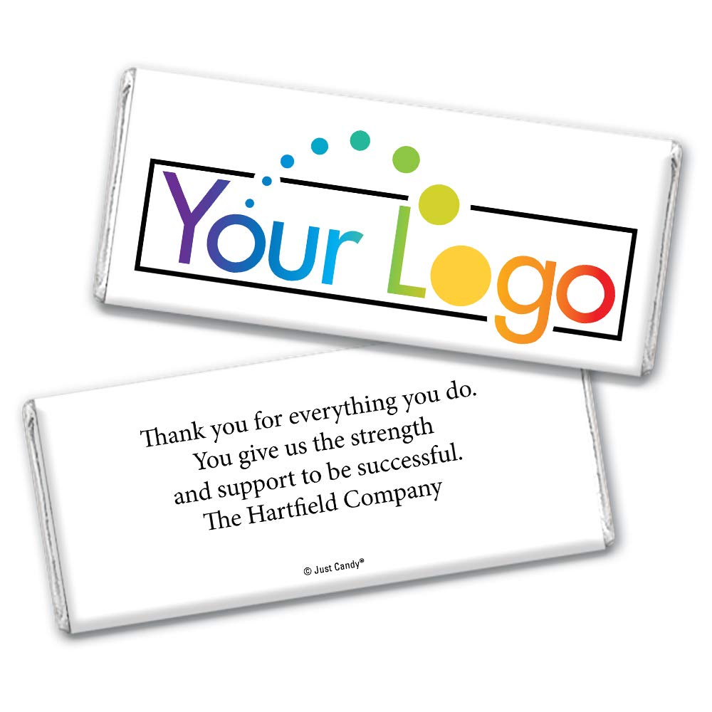 50ct Personalized Candy Promotional Products Add Your Logo Candy Chocolate Bars
