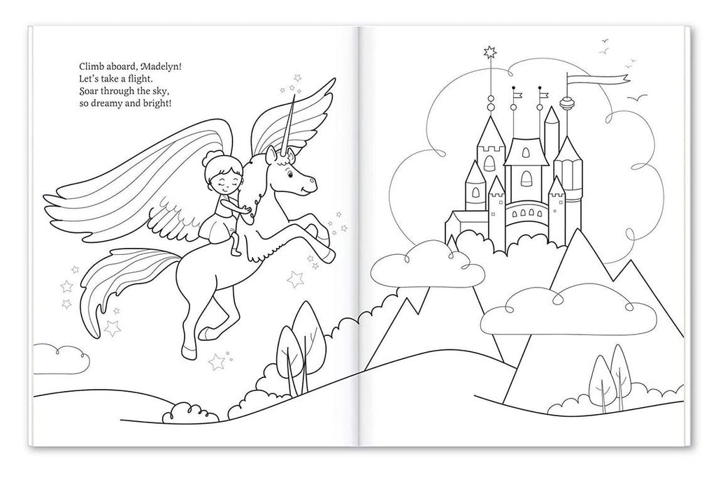 Personalized Coloring & Activity Book for Kids - I See Me! (Princess)