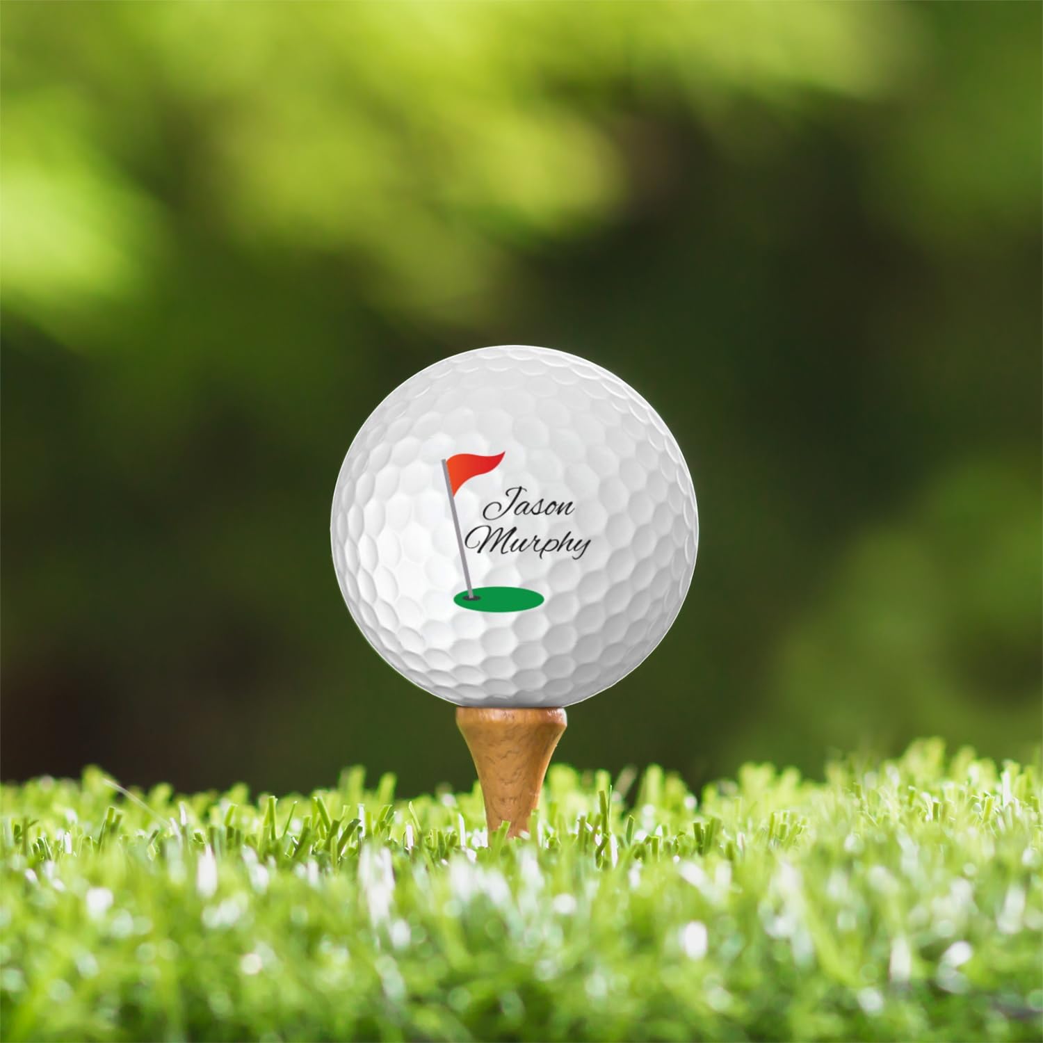 Personalized Golf Balls - Custom Name & Initial Golf Balls, 2-Piece Construction, USGA Approved, for Golfers & Sports Fans (Set of 6)
