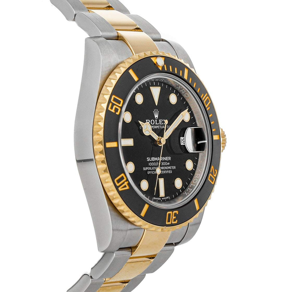 Rolex Submariner Date Black Dial Yellow Gold/Steel Men's Watch 116613LN-0001