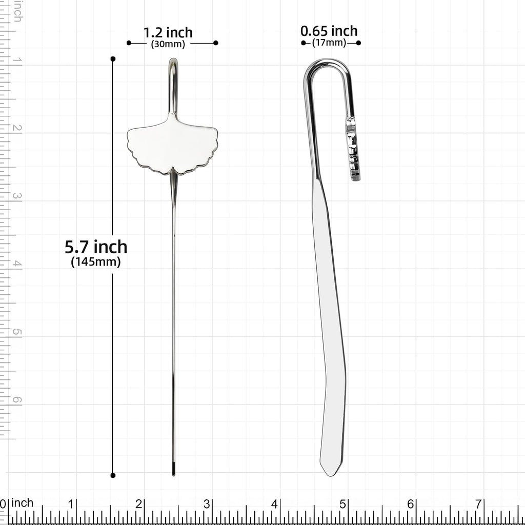 Engraved Personalized Bookmarks with Name - Cute Custom Metal Flower Bookmarks - Perfect Personalized Gifts for Readers and Book Lovers - Unique Small Friendship Gifts for Women, Men, Teachers (Petal)