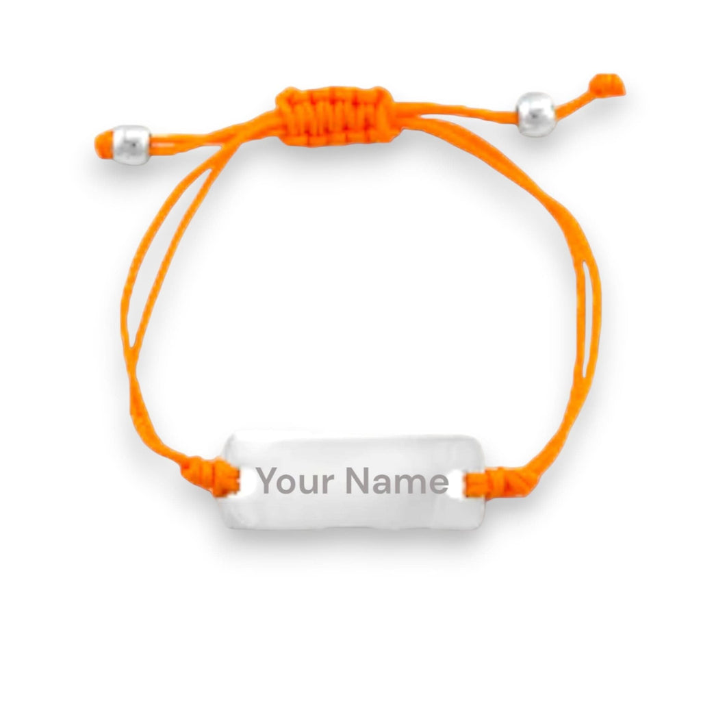 LoveNspire Personalized Stainless Steel Rakhi for Brother Custom Engraved Names Bracelet for Bhai - Raksha Bandhan Customizable Bracelets - Thread Rakhi Gift Hamper with Roli Chawal Greeting Card