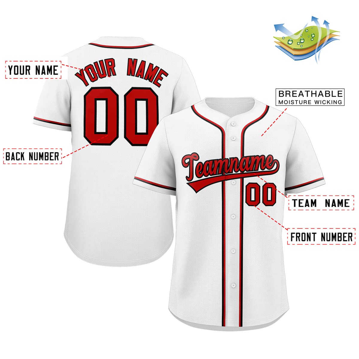 Custom Baseball Jersey Stitched Personalized Baseball Shirts Sports Uniform for Men Women Boy
