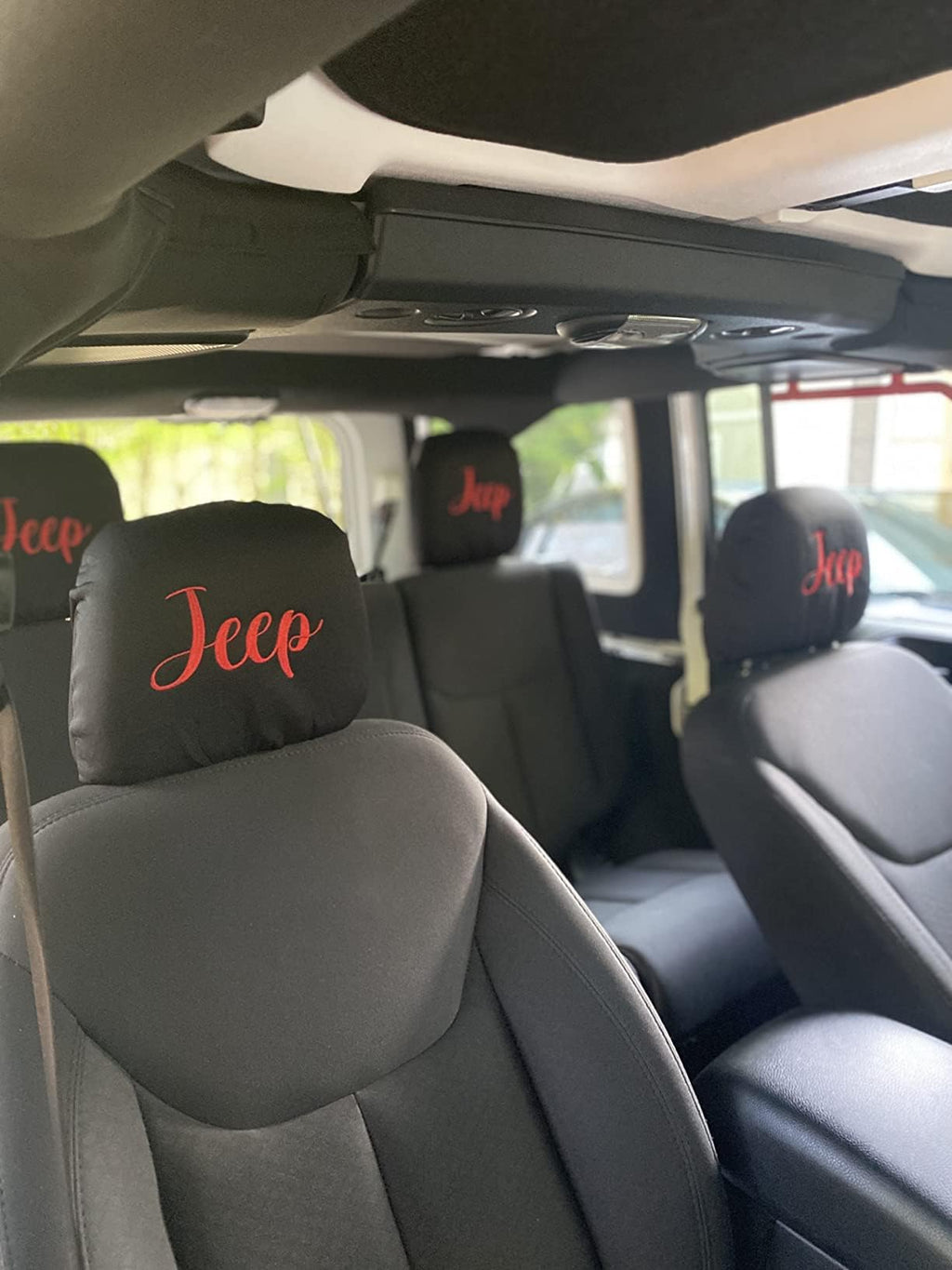 Yupbizauto Personalized Embroidery Auto Accessories Custom Truck & SUV Headrest Cover Stylish Car Seat Headrest Cover for Men & Women 1 Piece Proudly Designed and Made in USA