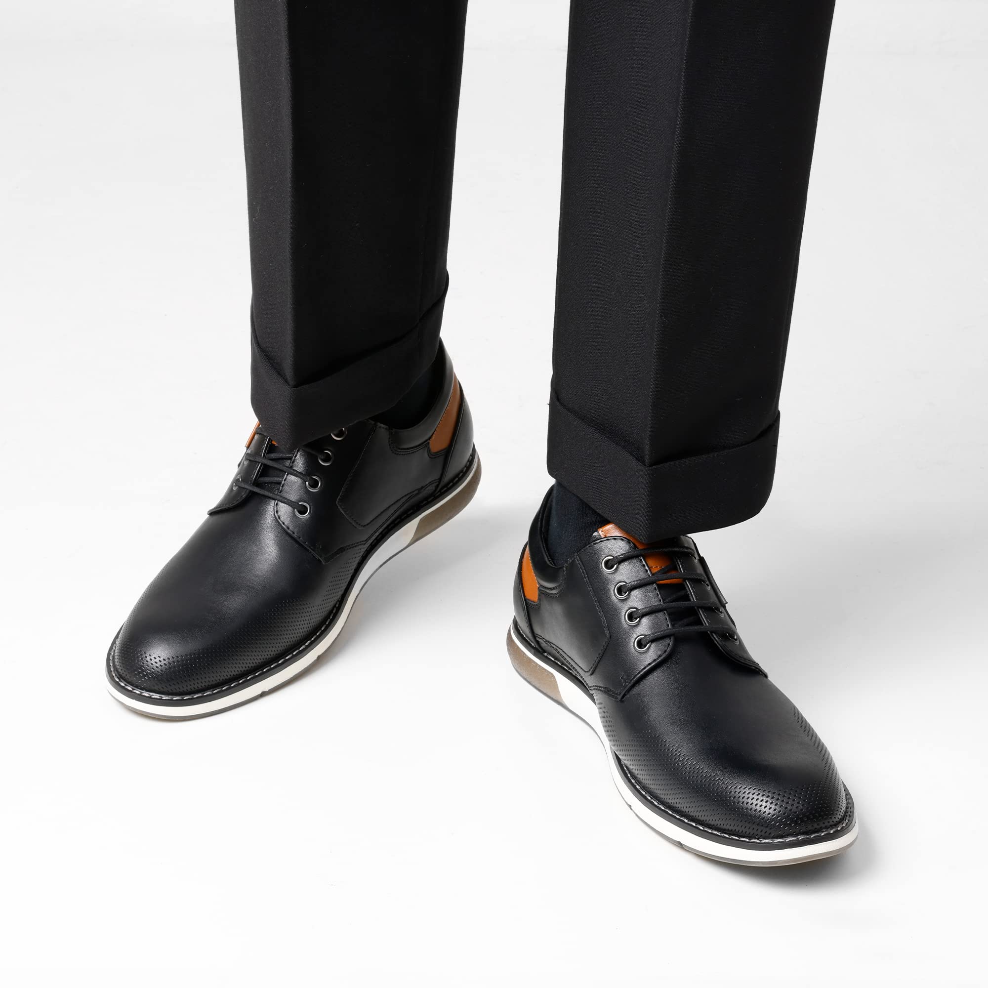 Bruno Marc Men's Casual Dress Oxfords Shoes Business Formal Derby Sneakers,Black,Size11,SBOX2336M