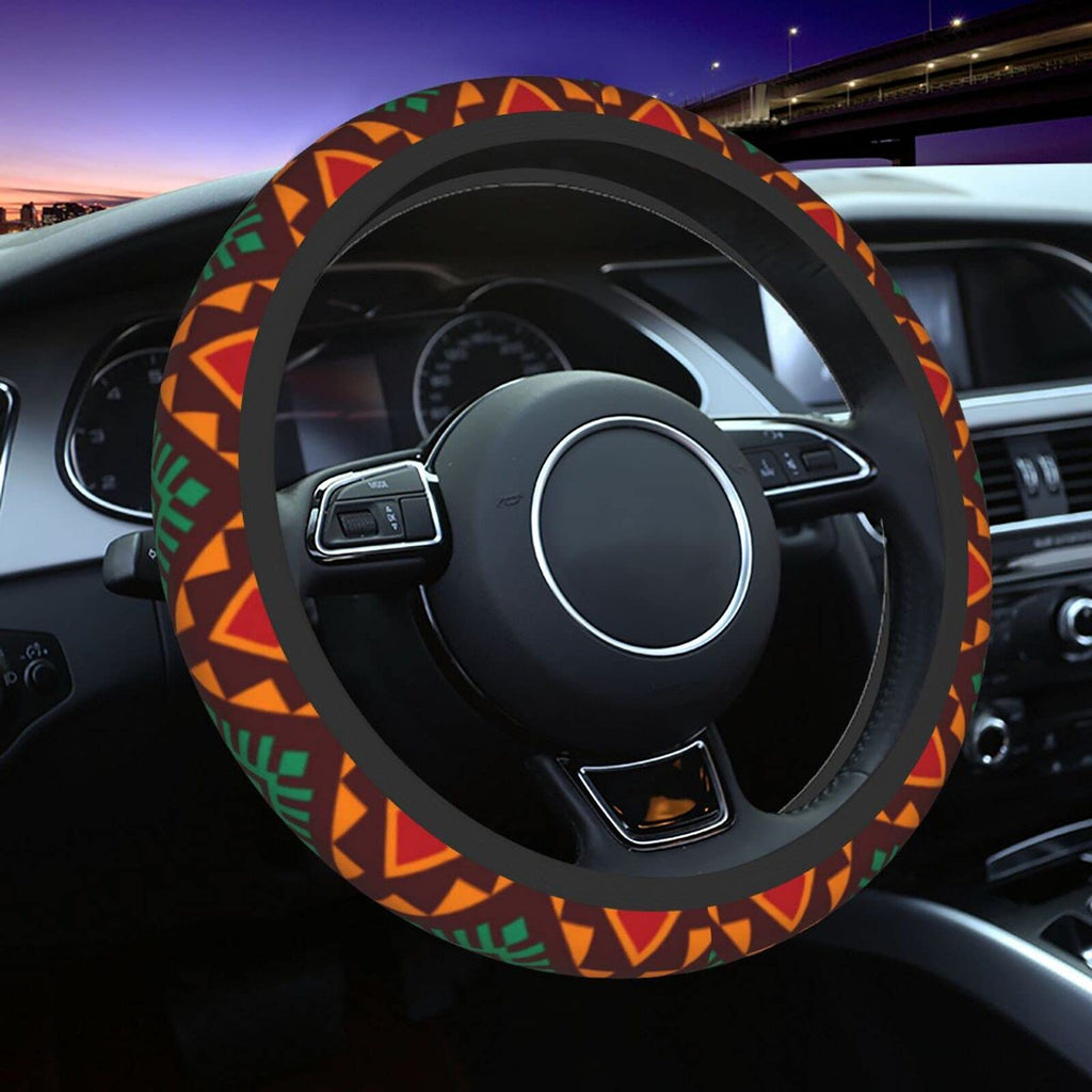 Pautious Custom Car Steering Wheel Covers, Personalized Universal Car Wheel Cover, Add Your Image Text Anti-Slip Car Accessories for Most Vehicle Sedan, Truck, SUV, Elastic, One Size