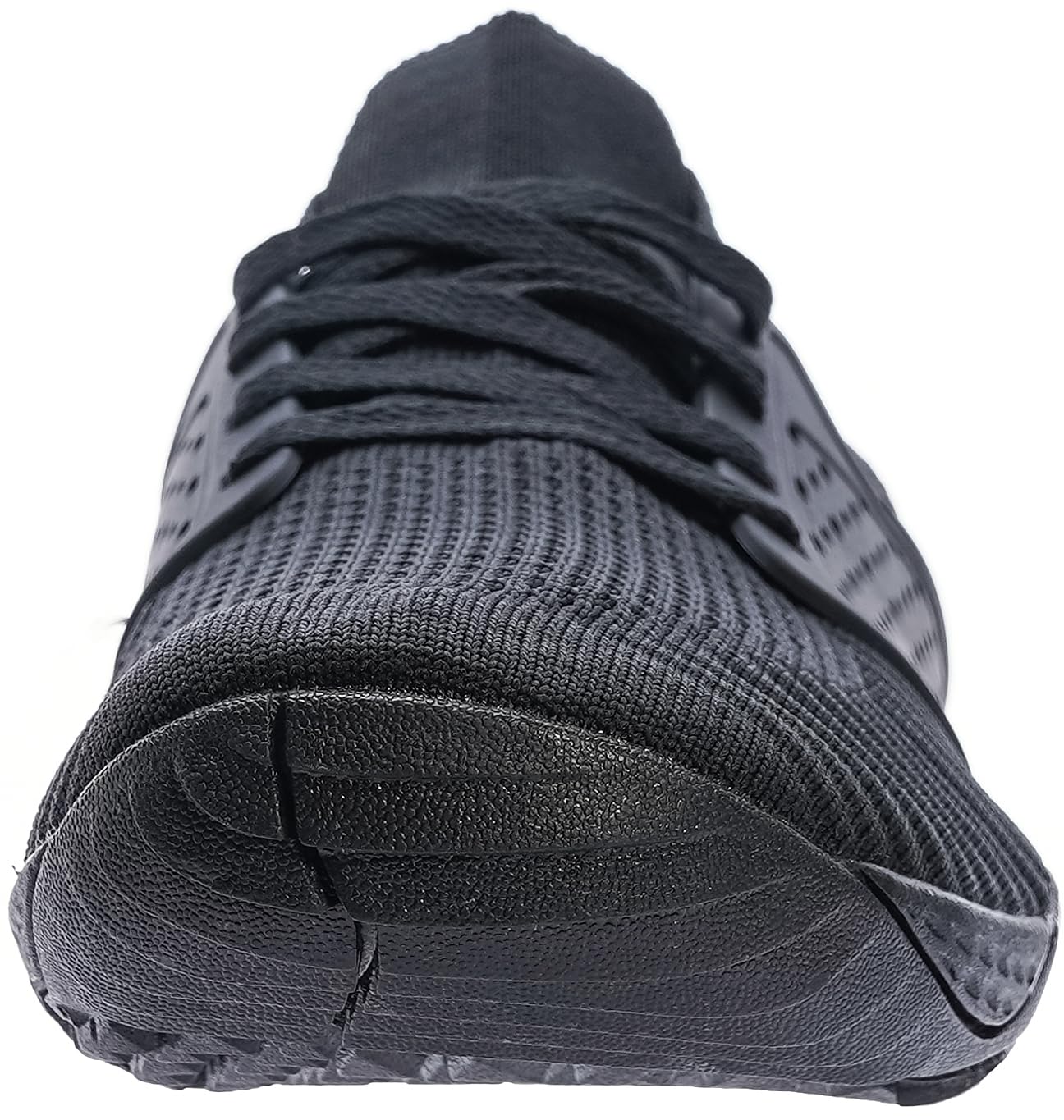 WHITIN Men's Trail Running Shoes Minimalist Barefoot 5 Five Fingers Wide Width Size 11 Toe Box Gym Workout Fitness Zero Drop Male Sneakers Athletic Black 44
