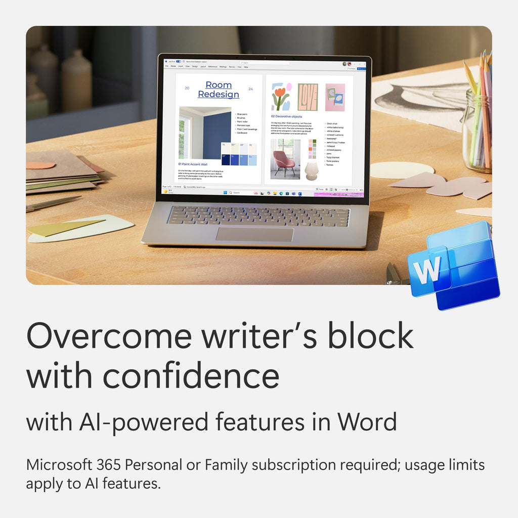 Microsoft 365 Personal | 12-Month Subscription, 1 person | Word, Excel, PowerPoint | 1TB OneDrive cloud storage | PC/Mac Instant Download | Activation Required