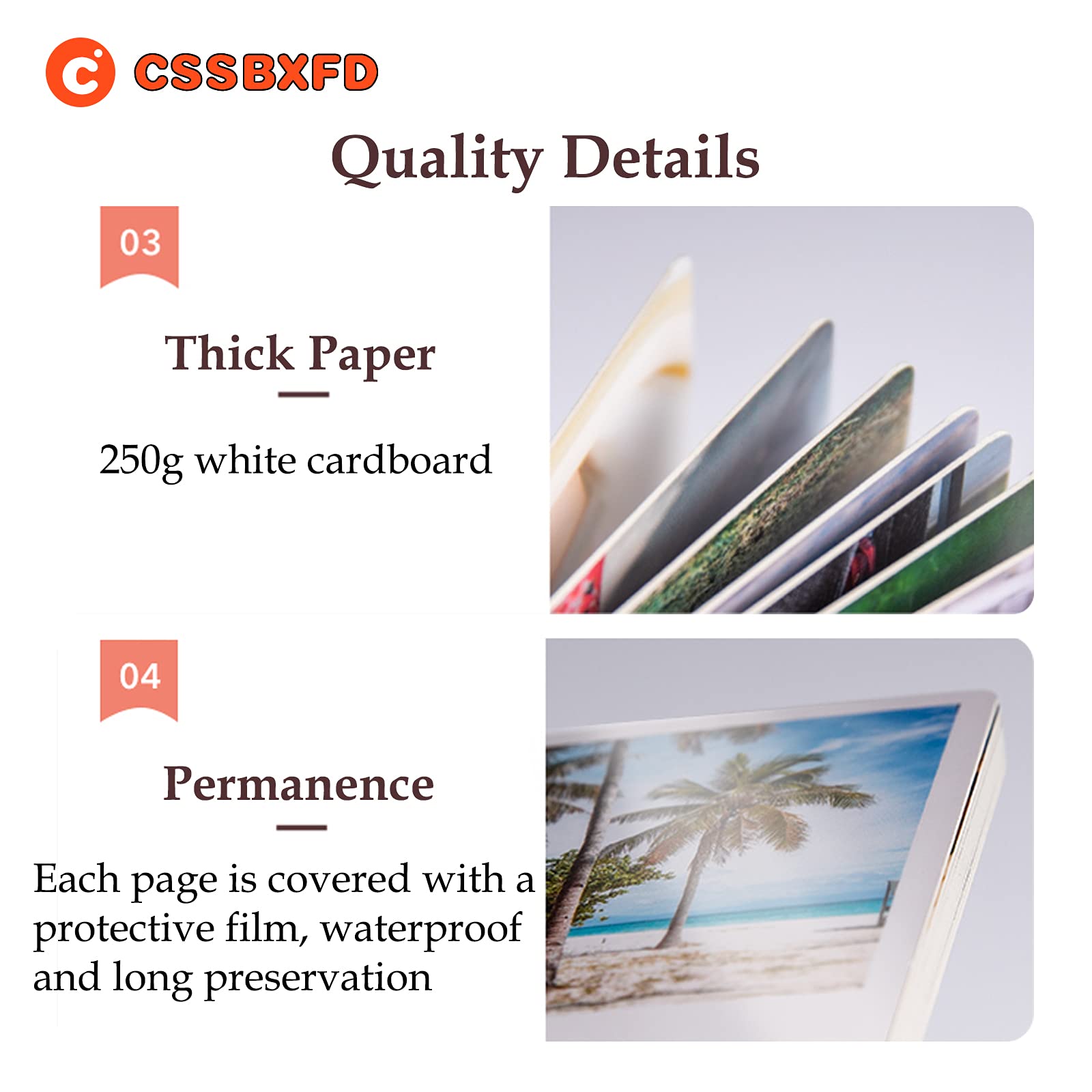 Personalized Memory Photo Album Book Custom Christmas Family Birthday Gifts for lovers kids friends idols