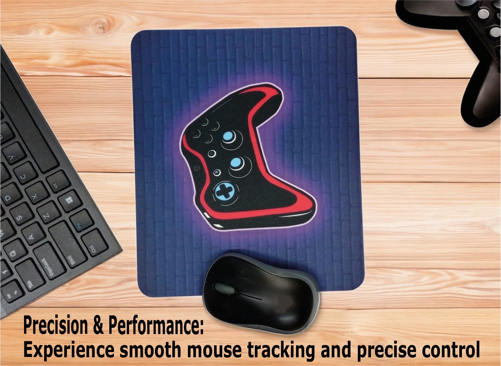Personalized Mouse Pad - Add Pictures, Text, Logo or Art Design and Make Your Own Customized Mousepad. Each Custom Mouse Mat Comes in a Colorful Gift Bag. Personalized Your Gaming Mousepad