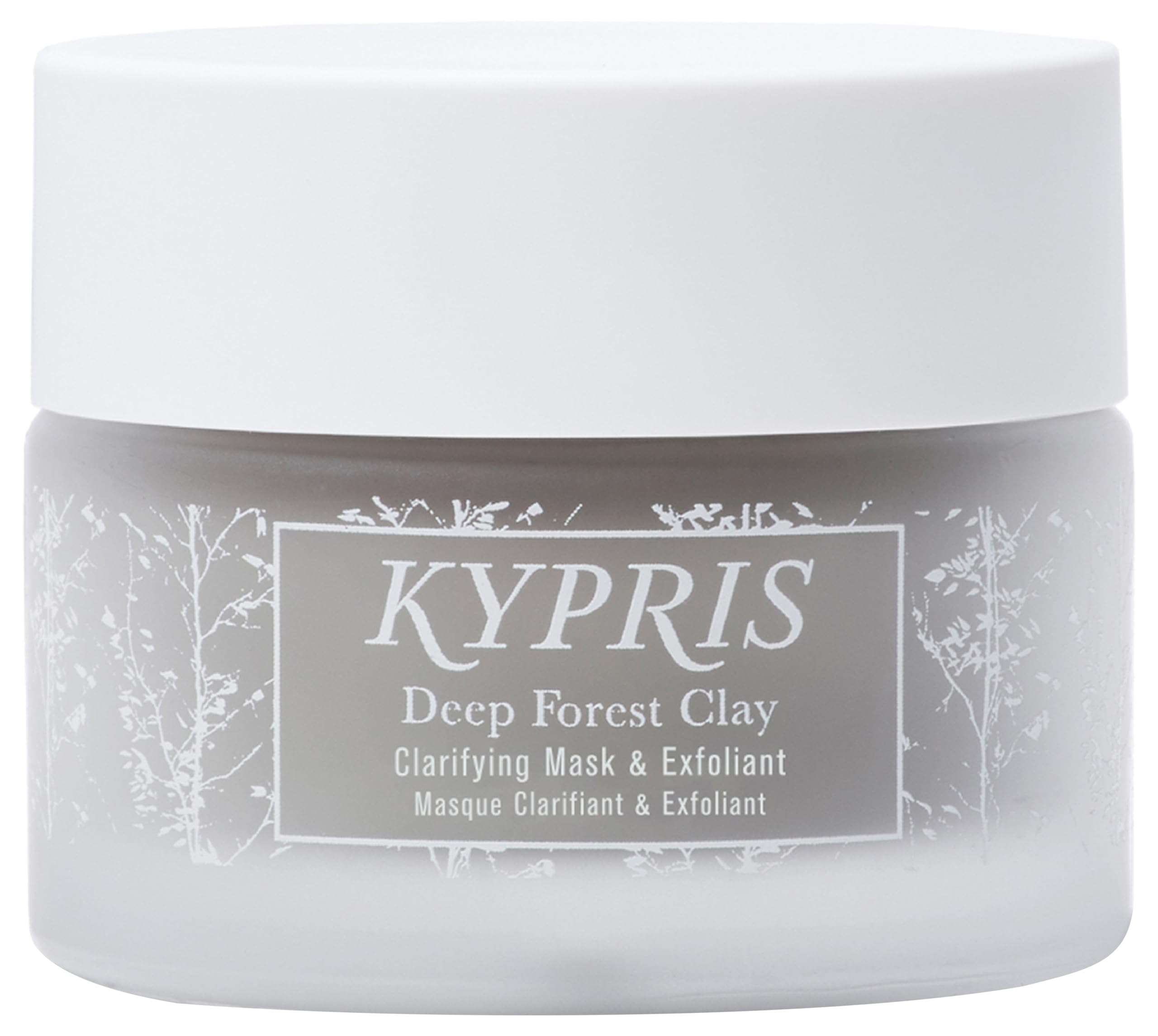 KYPRIS, Deep Forest Clay Clarifying Exfoliation Mask, Physical & Acid Exfoliation, Clarifying Clay & Soothing Botanicals (1.55 fl oz / 46 ml)