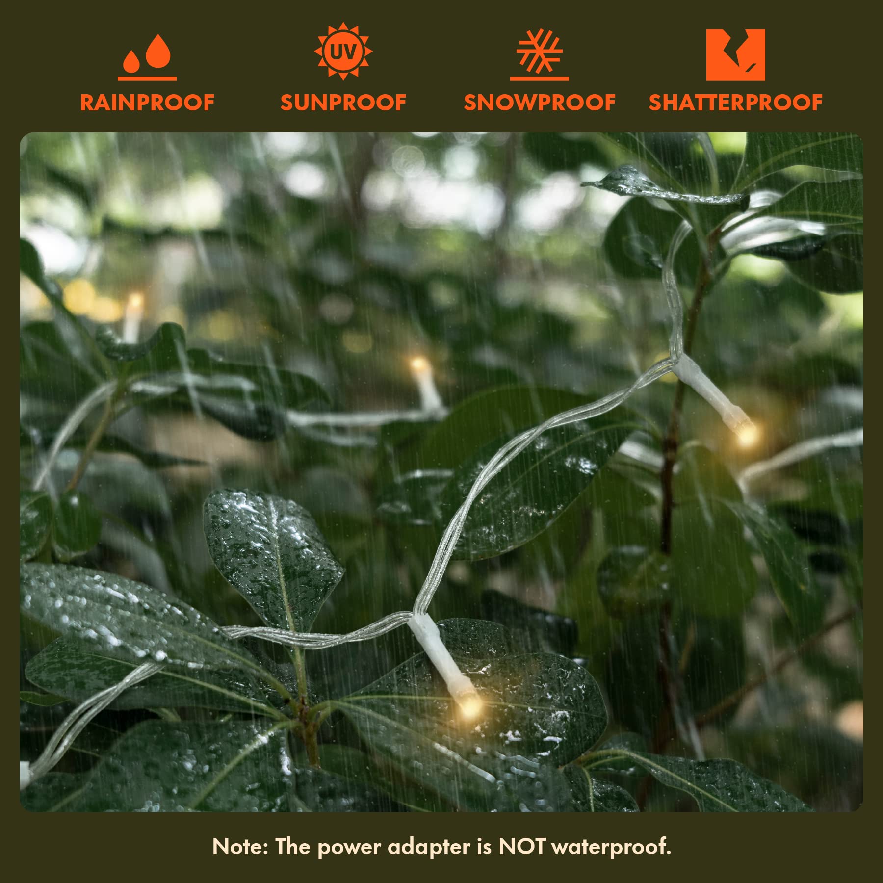 Twinkle Star 300 LED Curtain String Lights, 8 Modes Plug in Fairy Lights for Bedroom,Wedding,Party,Birthday, Hanging Twinkle Light for Indoor Outdoor Wall Window Backdrop Decoration, Warm White