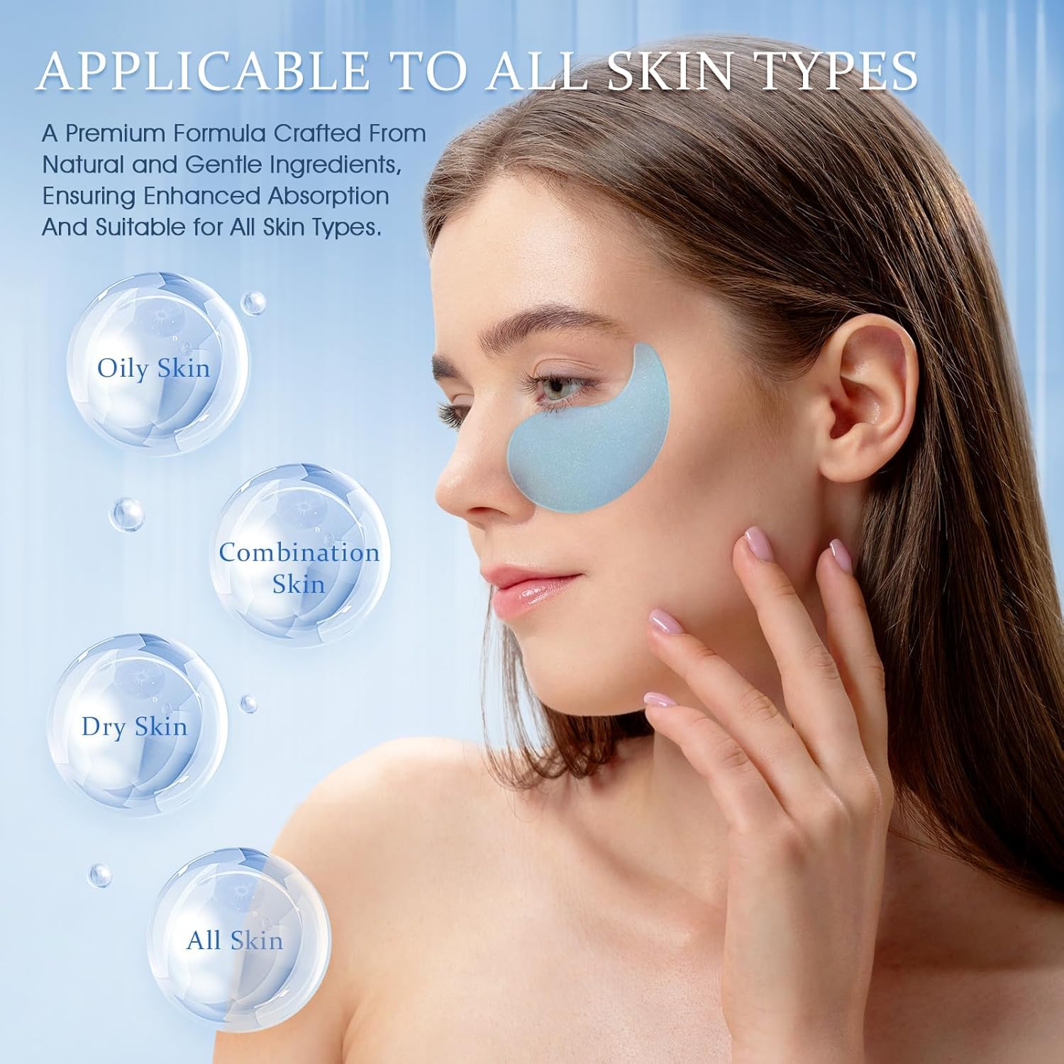 YOYORY Under Eye Patches Masks - for Eye Bags, Puffy Eyes, Wrinkles, Fine Lines, Dark Circles Treatment with Collagen and Hyaluronic Acid, Moisturizing and Hydrating - 60 Pcs